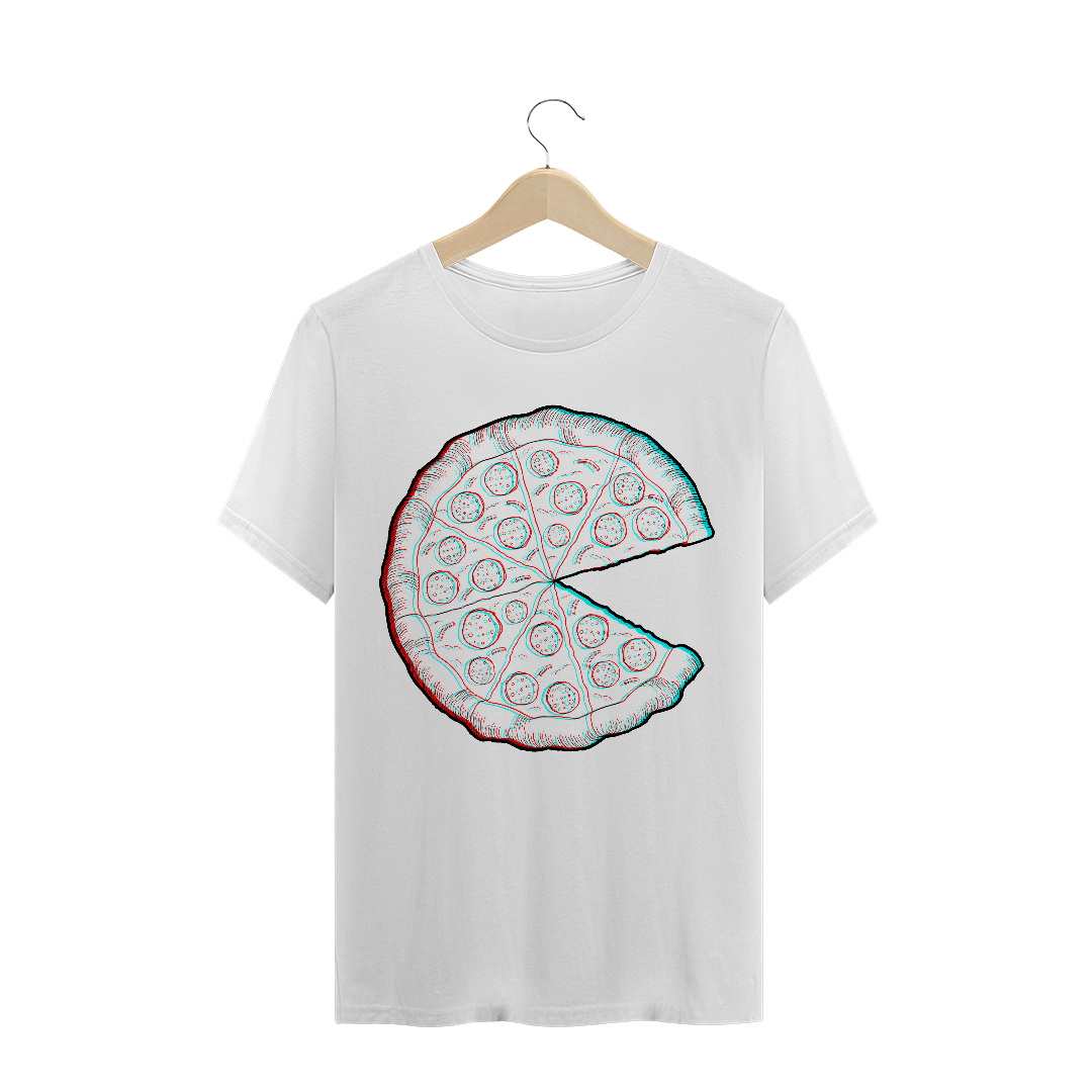Nome do produto  Pizza 3D 1 - T-shirt Comum
