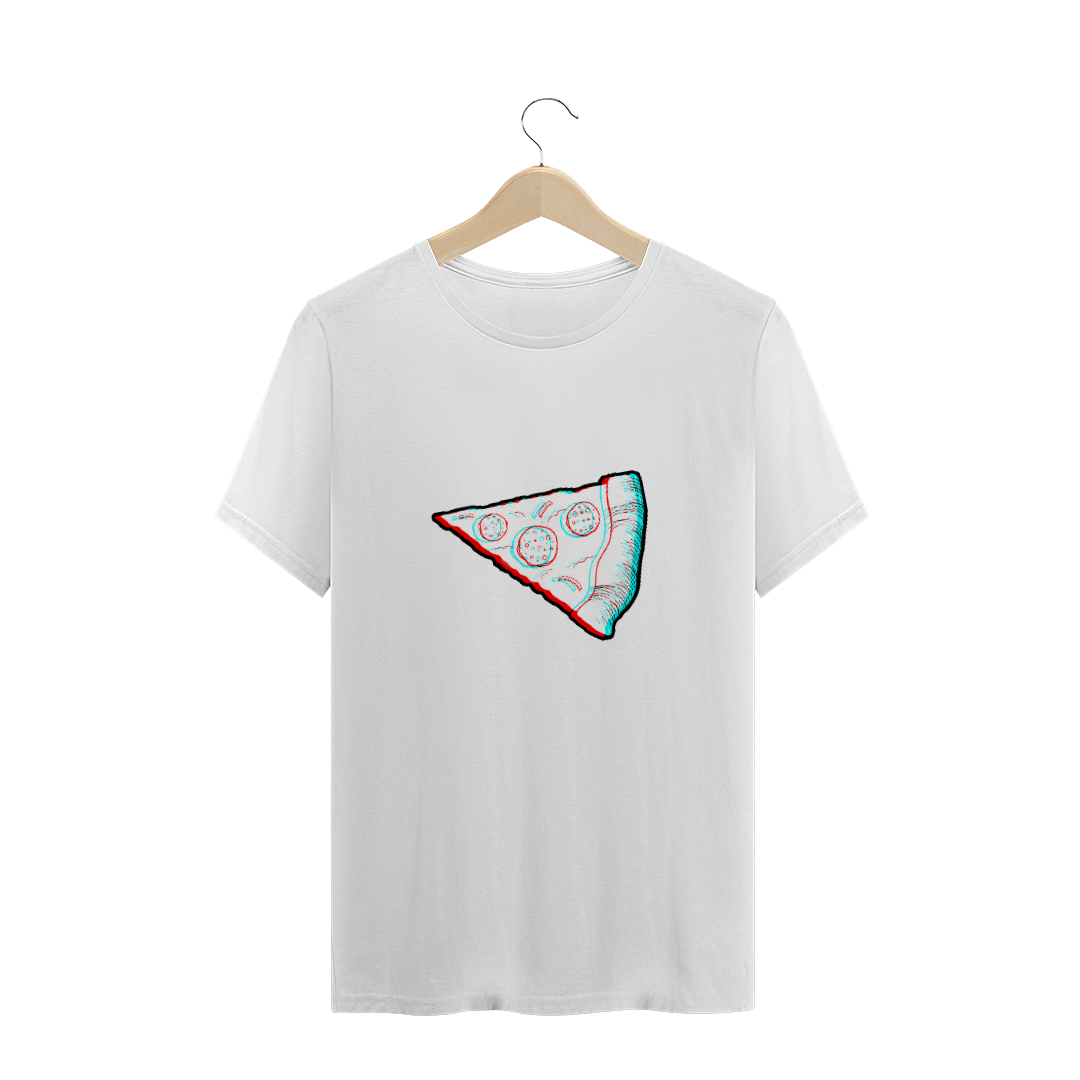 Nome do produto  Pizza 3D 2 - T-shirt Comum