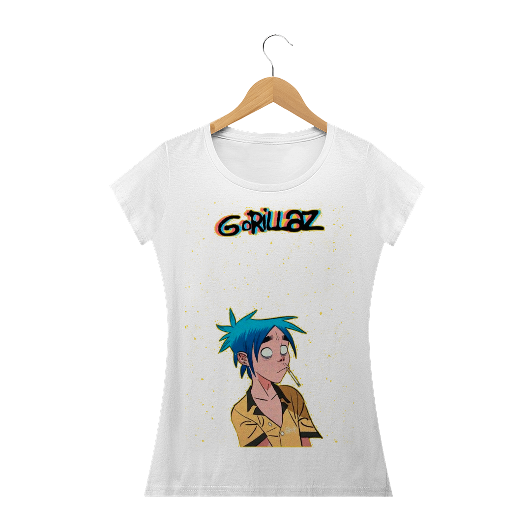 Nome do produto  Camiseta Gorillaz Feminina