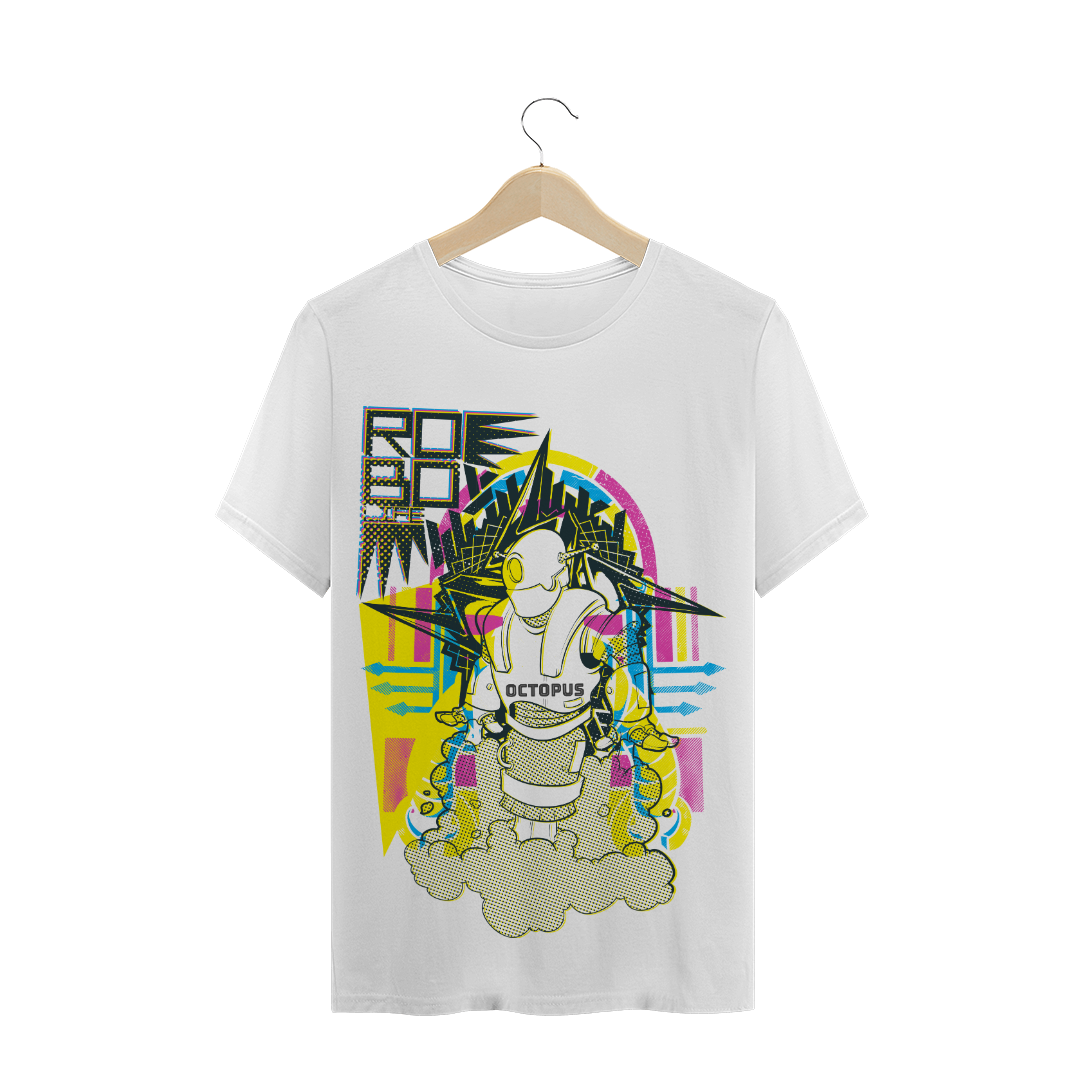 Nome do produto  Octopus: Robo life - T-shirt quality