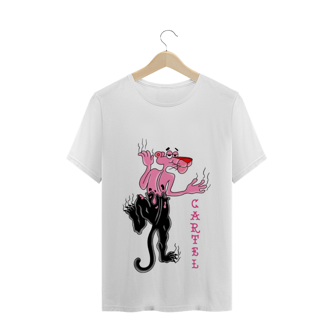 Nome do produto  t-shirt pantera cor de rosa