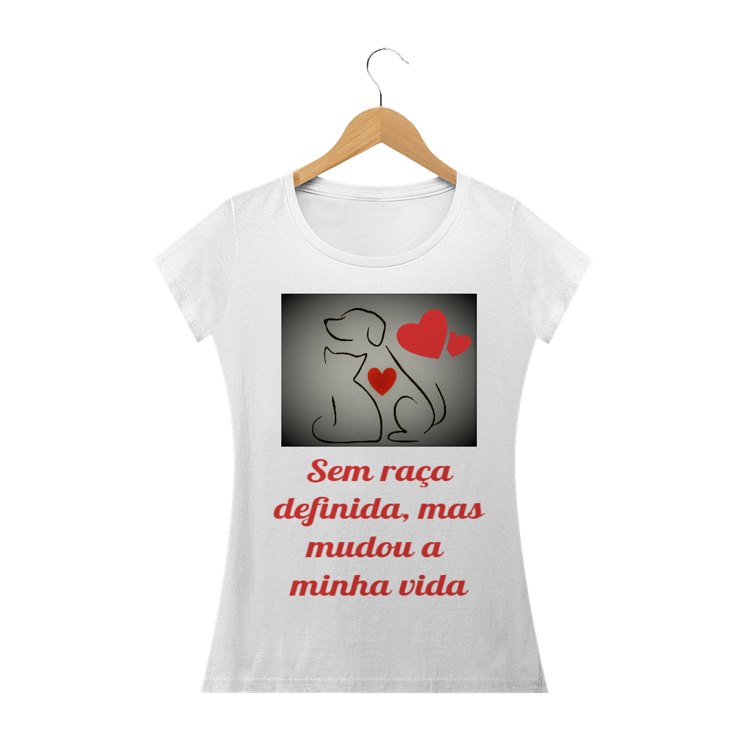 Nome do produto  Camiseta feminina love pets