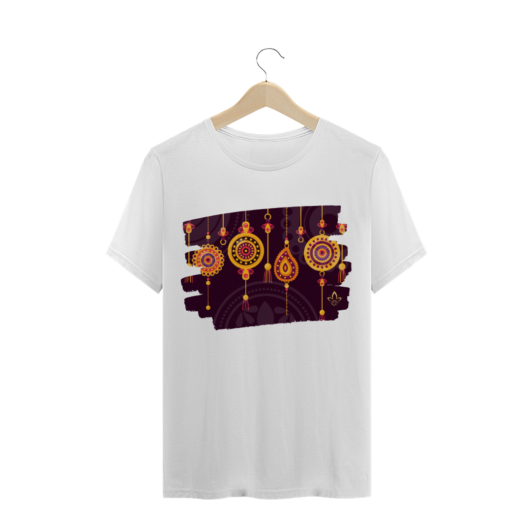 Nome do produto  Camiseta Nathalia Morgana Fundo Mandalas (Quality)