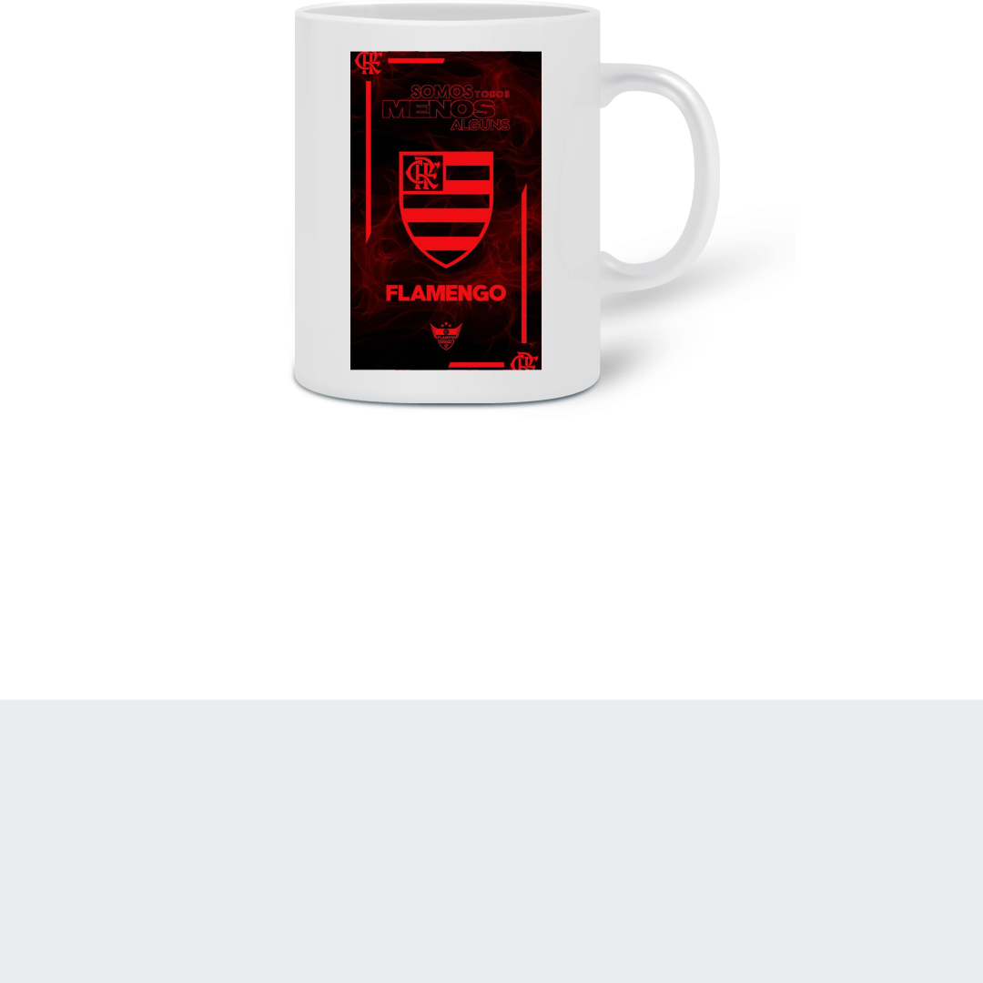 Nome do produto: Copo personalizado do Flamengo 