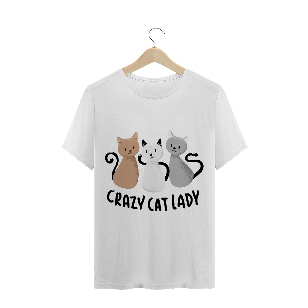 Nome do produto  Camiseta Crazy Cat Lady (gatos)
