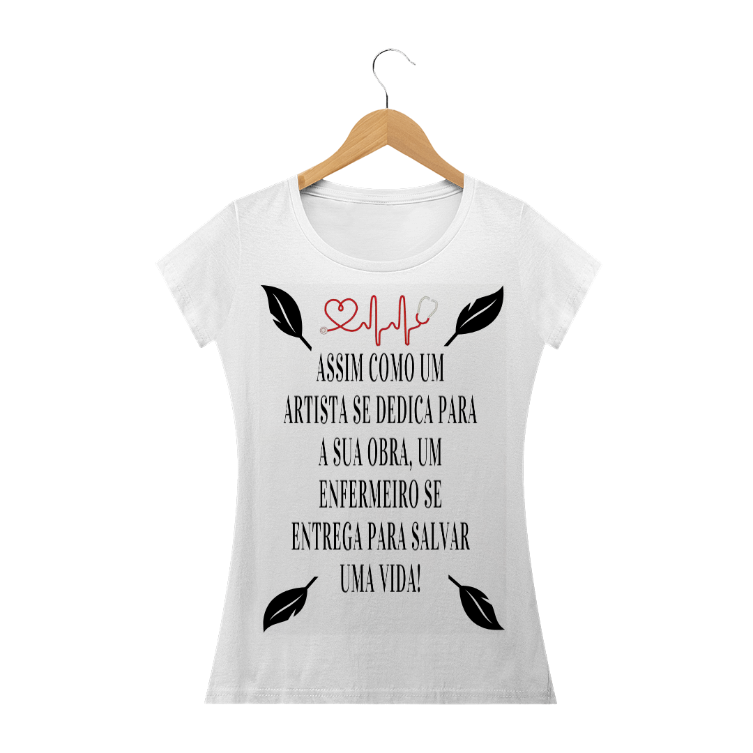 Nome do produto: Camiseta enfermeira moderna