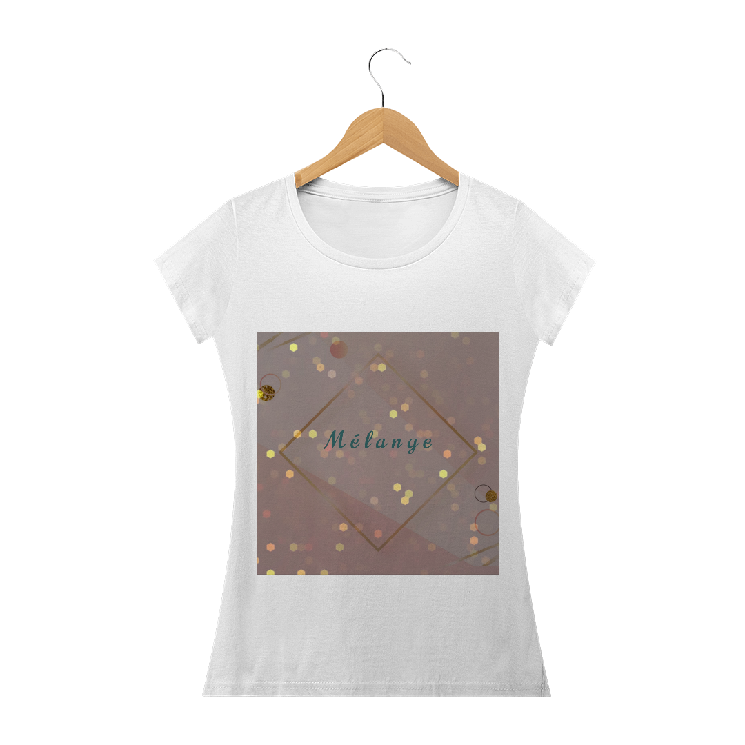 Nome do produto  Camiseta BABY LONG QUALITY Mélange