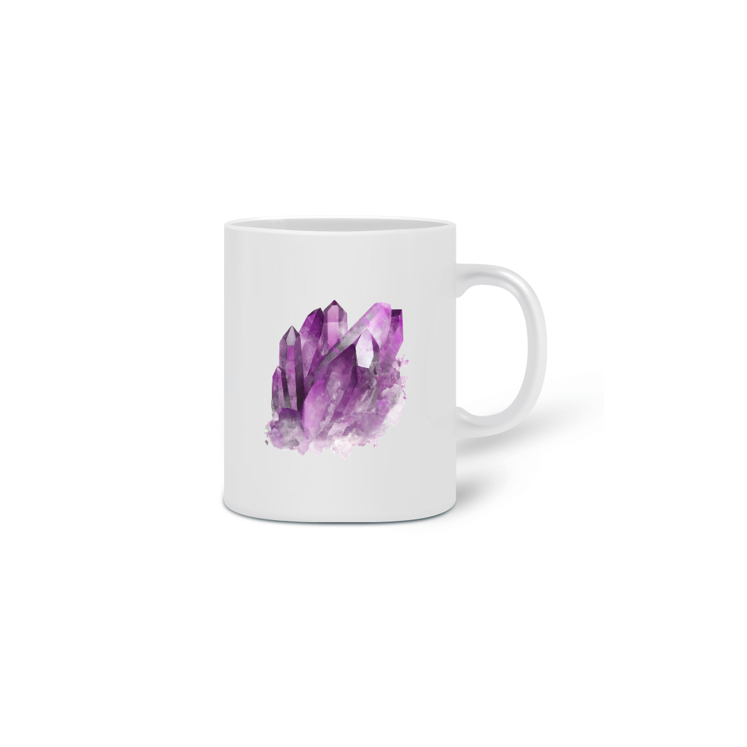 Nome do produto  Caneca Ametista Chama Violeta