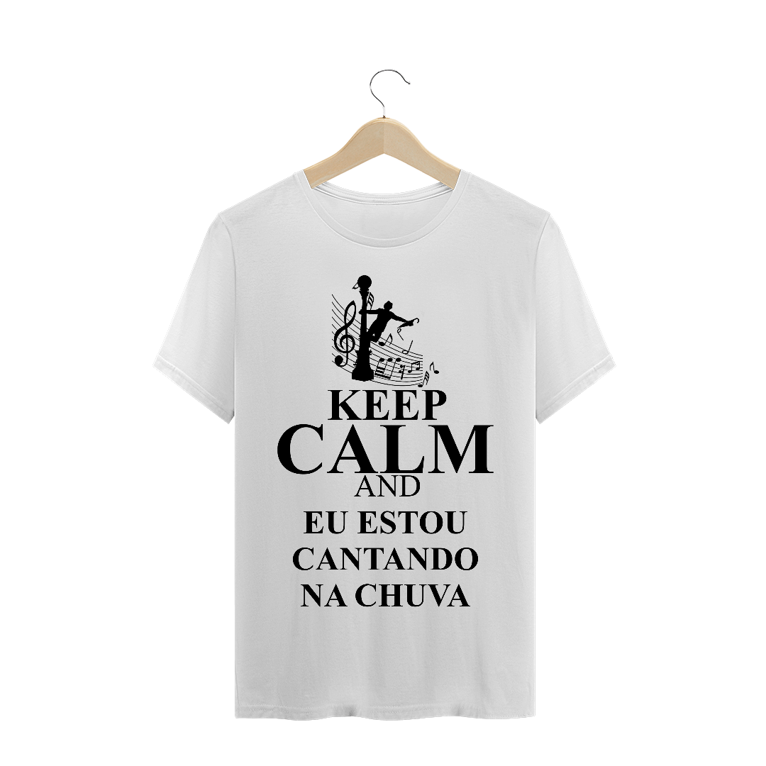 Nome do produto  Camiseta Masculina Cantando na Chuva