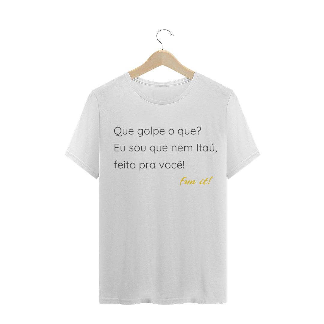 Nome do produto: Camiseta Itaú