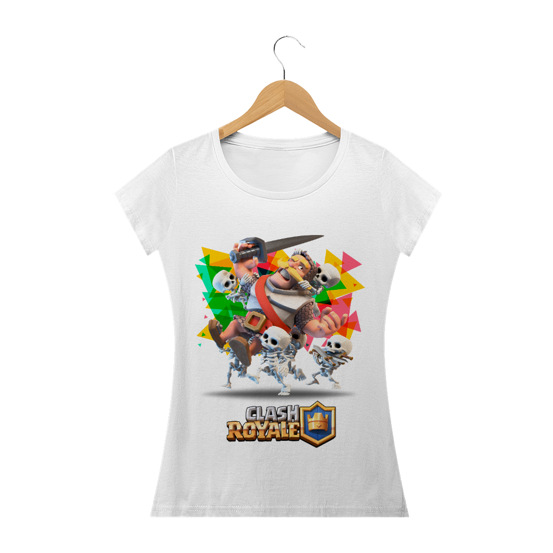 Nome do produto  Camiseta Feminina Clash Royale 1