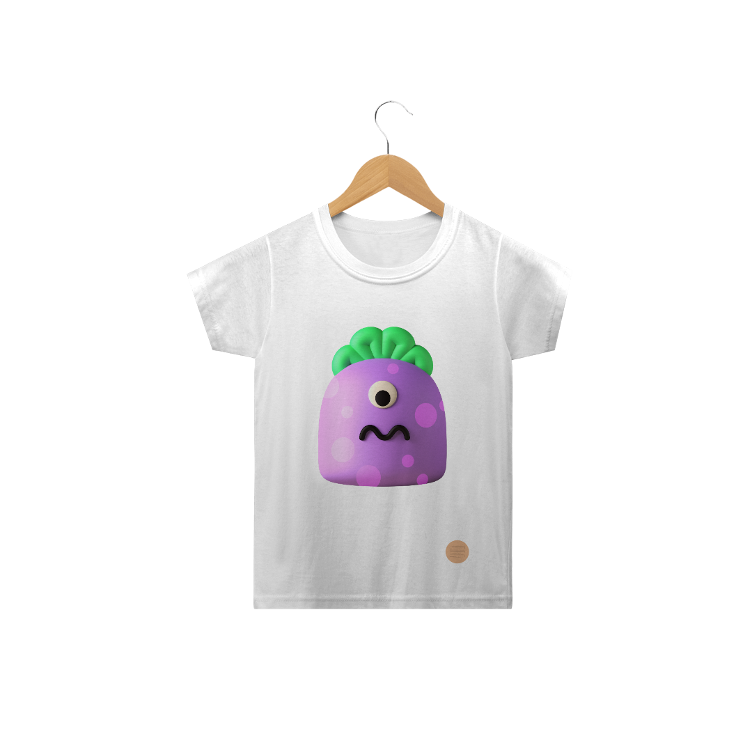 Nome do produto  Camisa infantil monstrinho .lalu