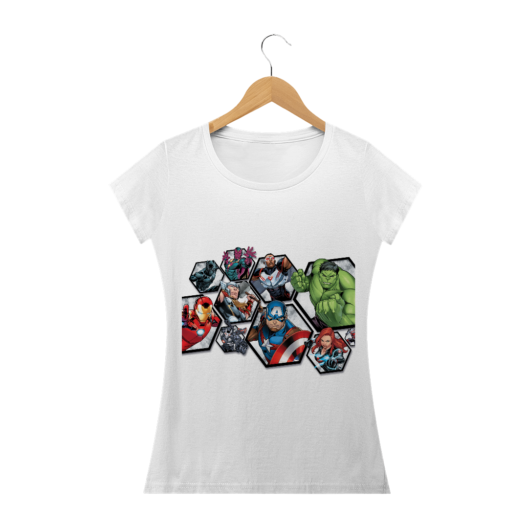 Nome do produto  Camisa Vingadores HQ Feminina