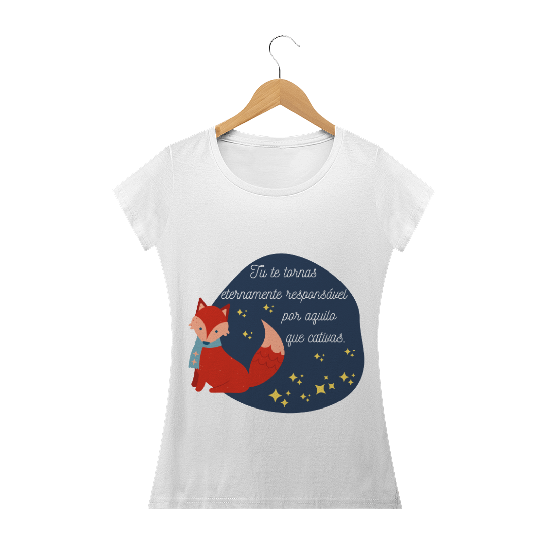 Nome do produto: Camisa o pequeno príncipe - raposa