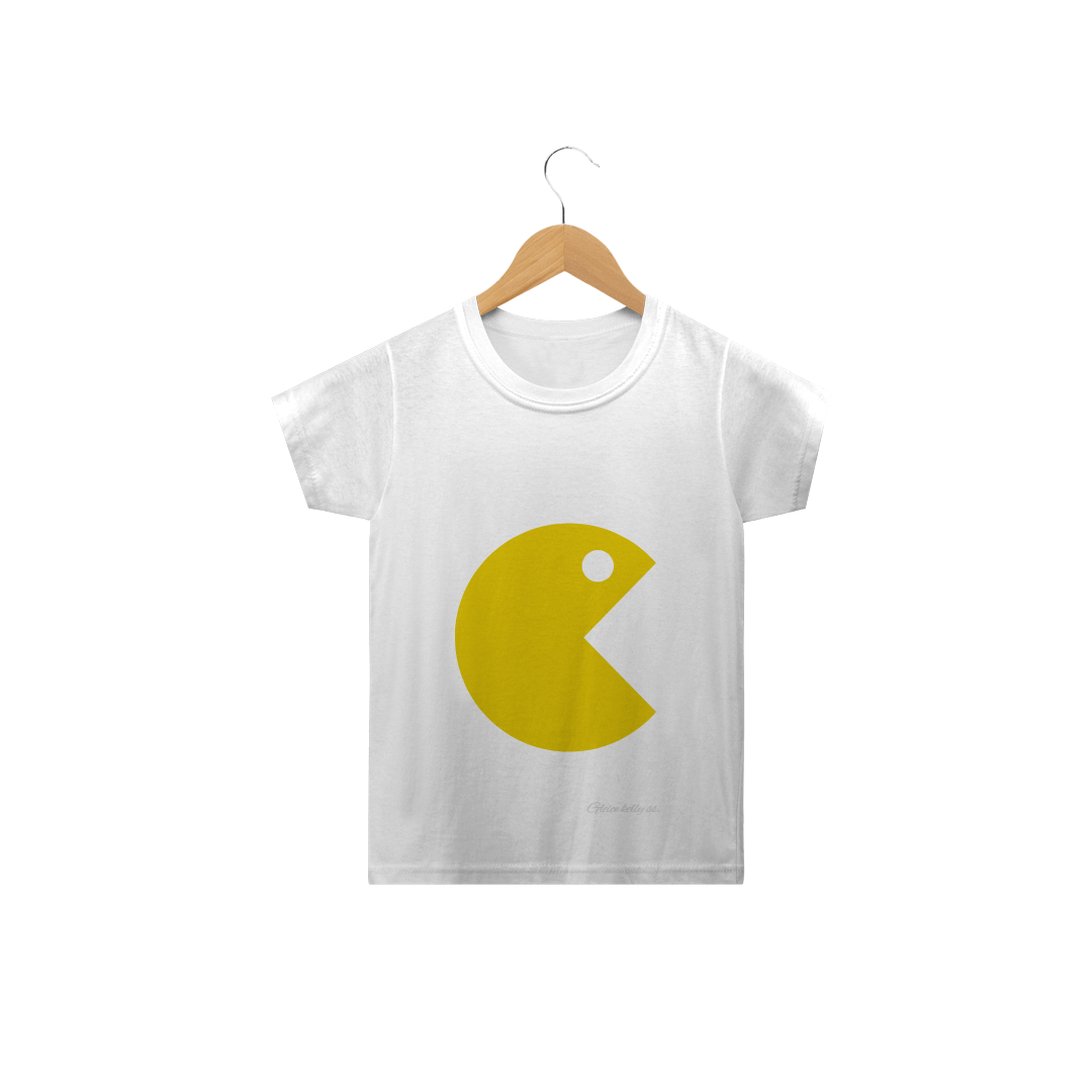 Nome do produto  camiseta infantil pac-man