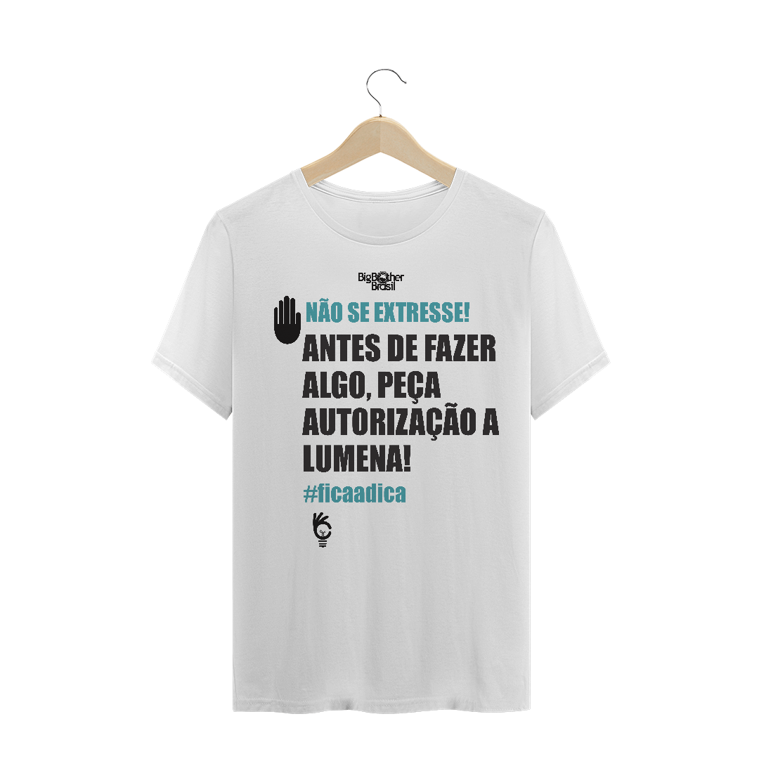 Nome do produto  Camiseta FRASES Lumena BBB21