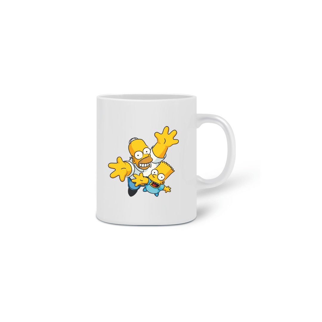 Nome do produto  Caneca do Homem e Bart Simpson 