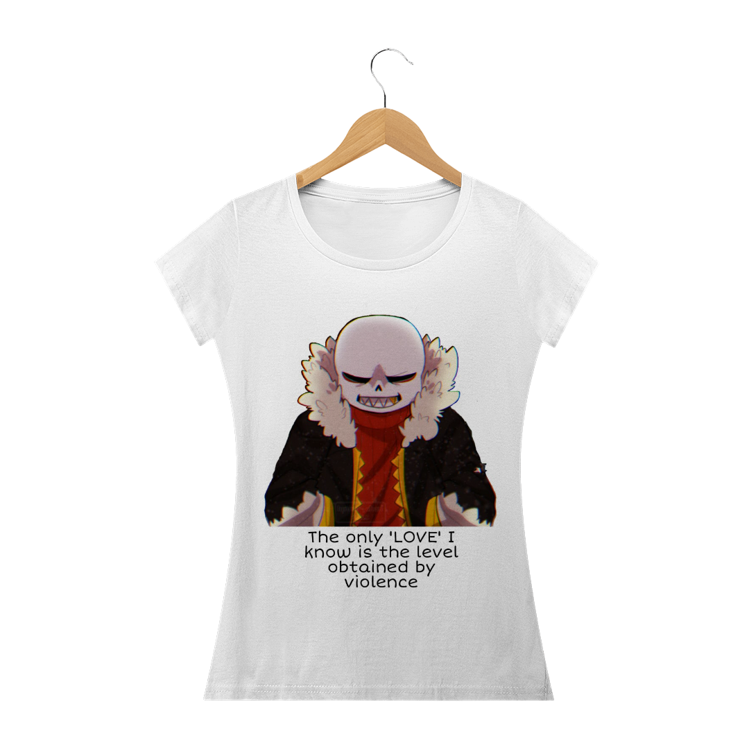 Nome do produto  Camiseta Underfell Sans 
