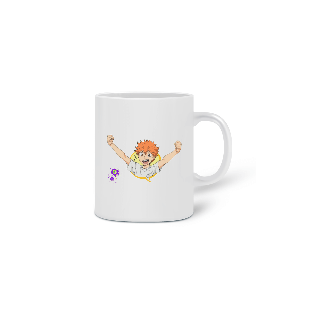 Nome do produto  caneca haikyuu hinata