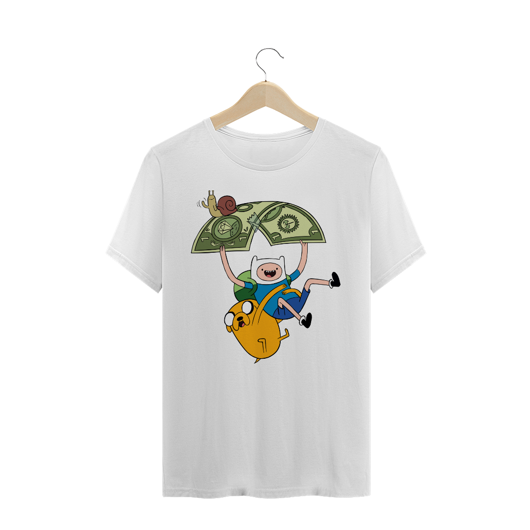 Nome do produto  Hora de Aventura Um Dollar (T-shirt)