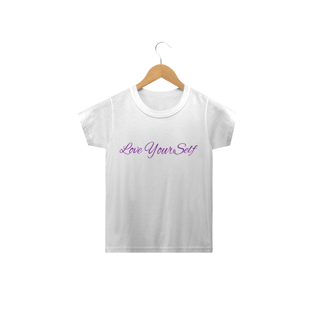 Nome do produto  Camiseta Infantil:LOve YourSelf (BTS)