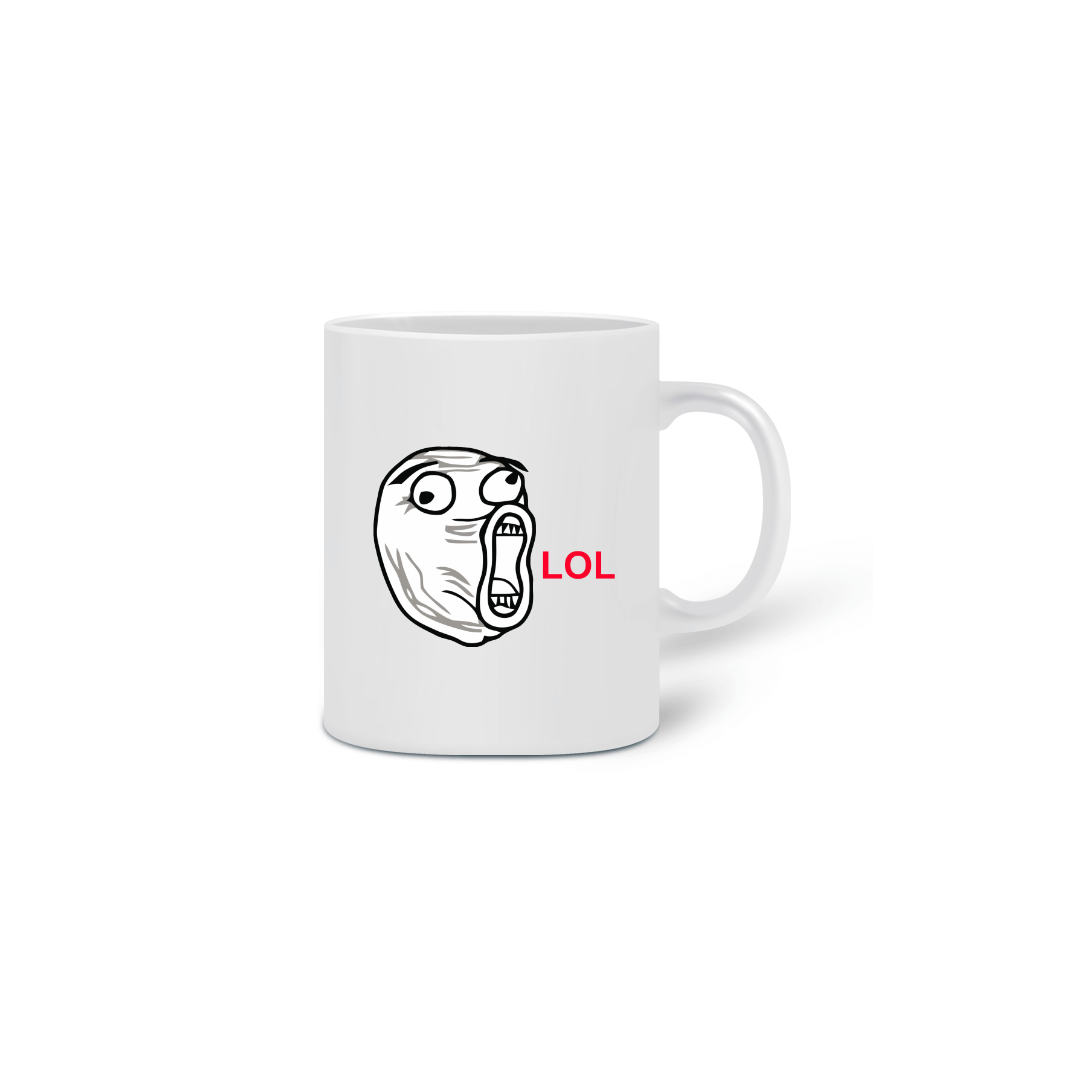 Nome do produto  Caneca meme lol