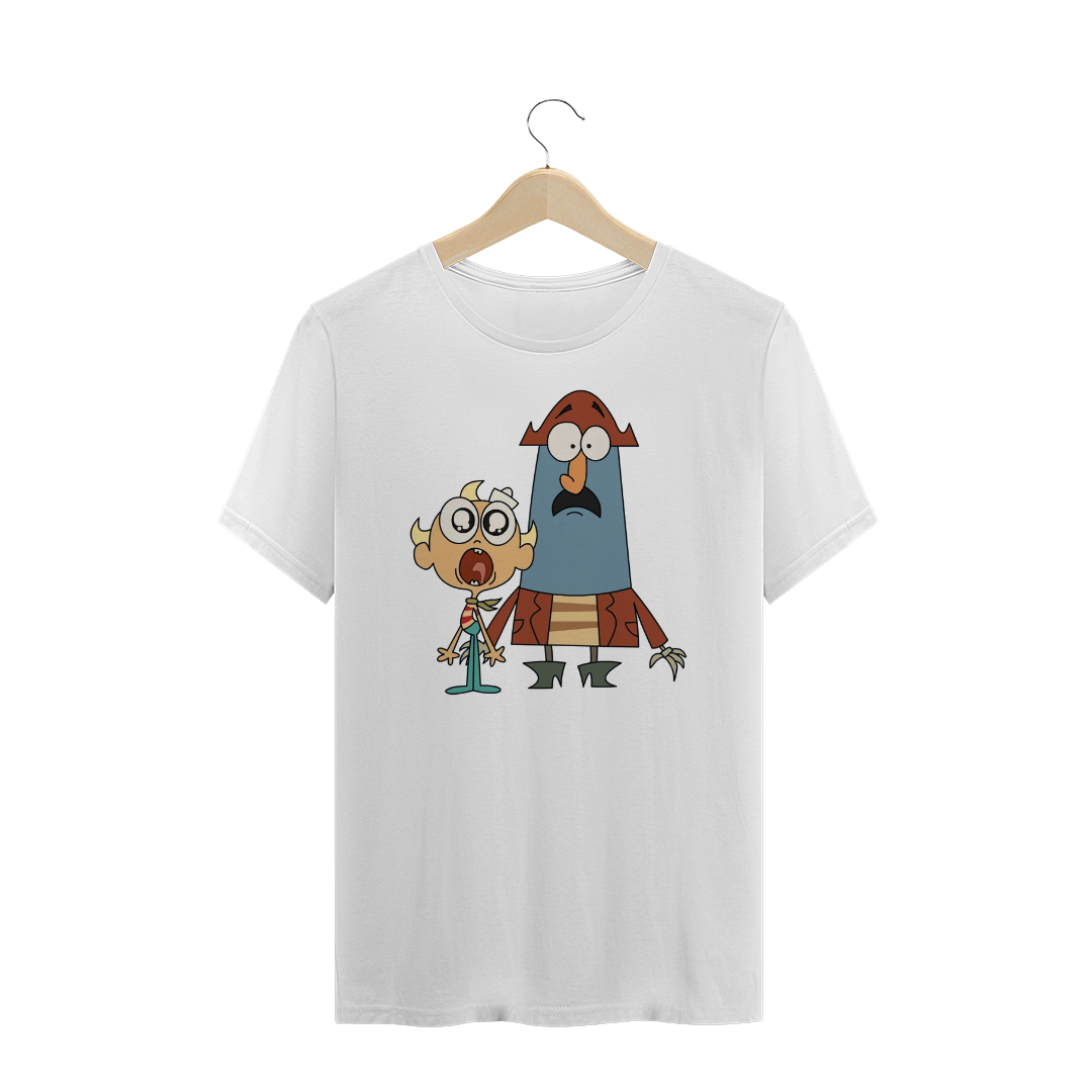 Nome do produto  Flapjack e Capitão Falange (T-shirt)