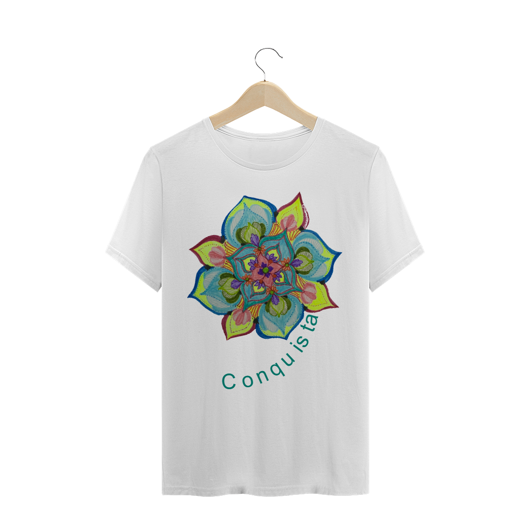Camiseta Mandala Zoom - Praticas Saúde