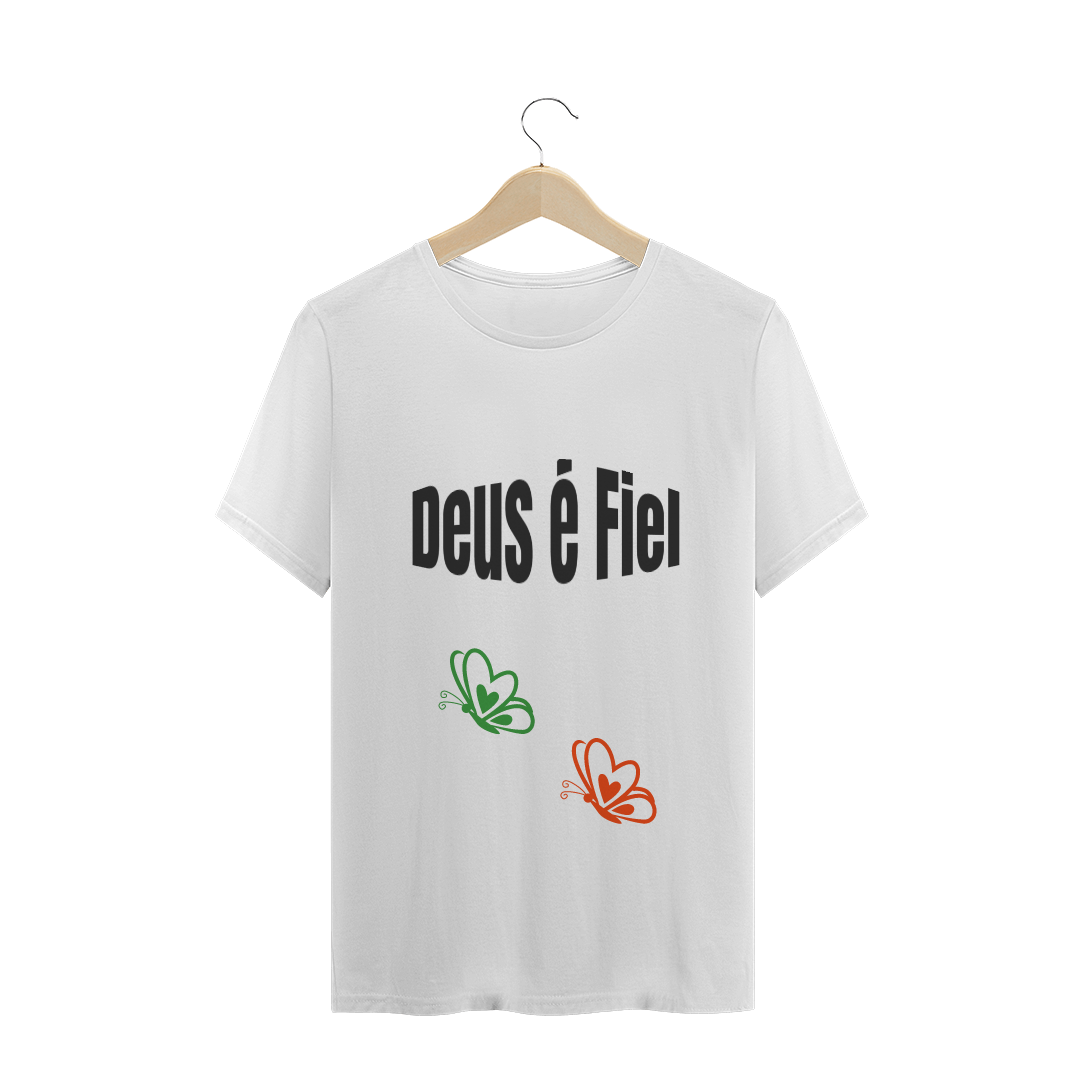 Nome do produto  Camiseta Deus é Fiel