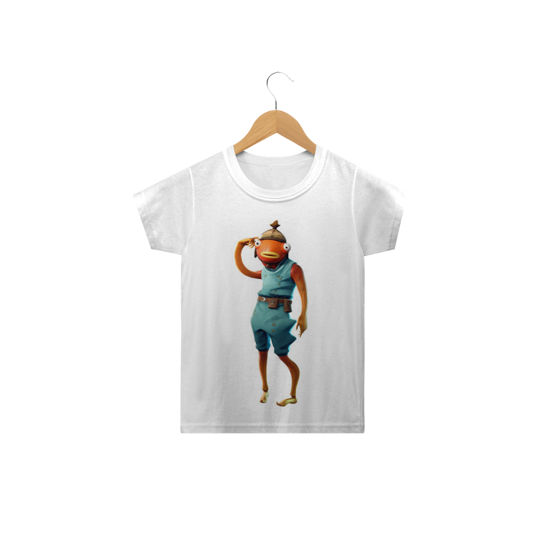 Nome do produto  camiseta infantil peixoto-fortnite 