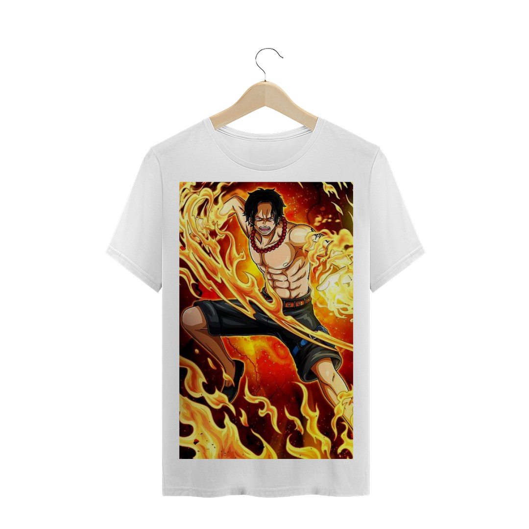 Nome do produto  Camisa One Piece - Portgas D. Ace
