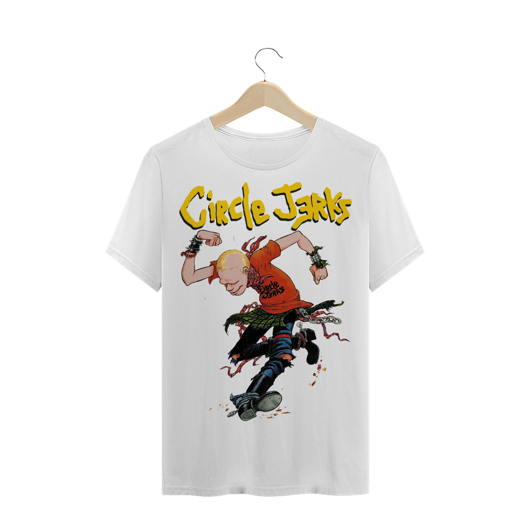 Nome do produto  Camiseta Circle Jerks (branca)