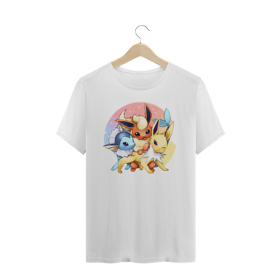 Nome do produto  Camiseta Pokémon Eeveelutions