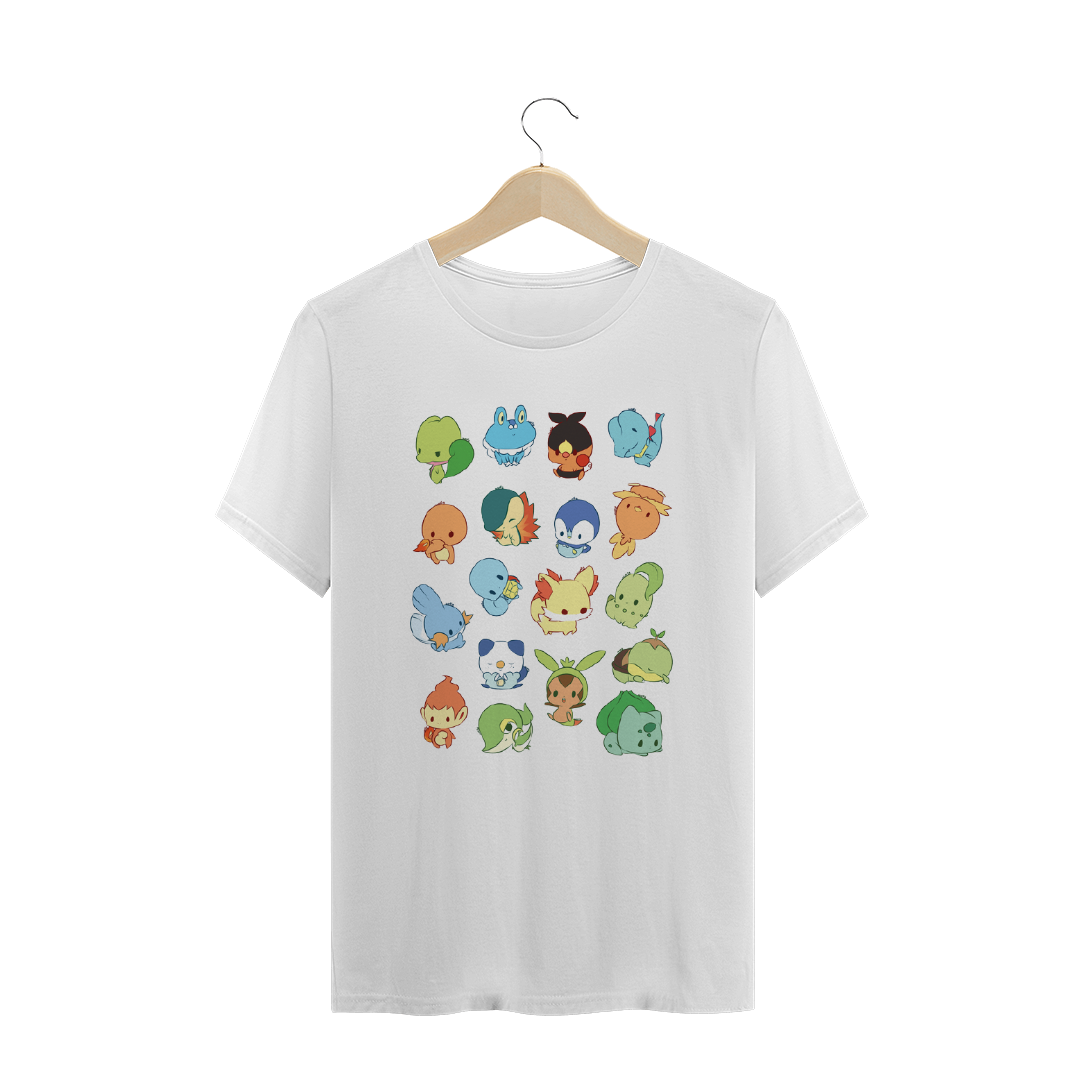 Nome do produto  Camiseta Pokémon Iniciais 