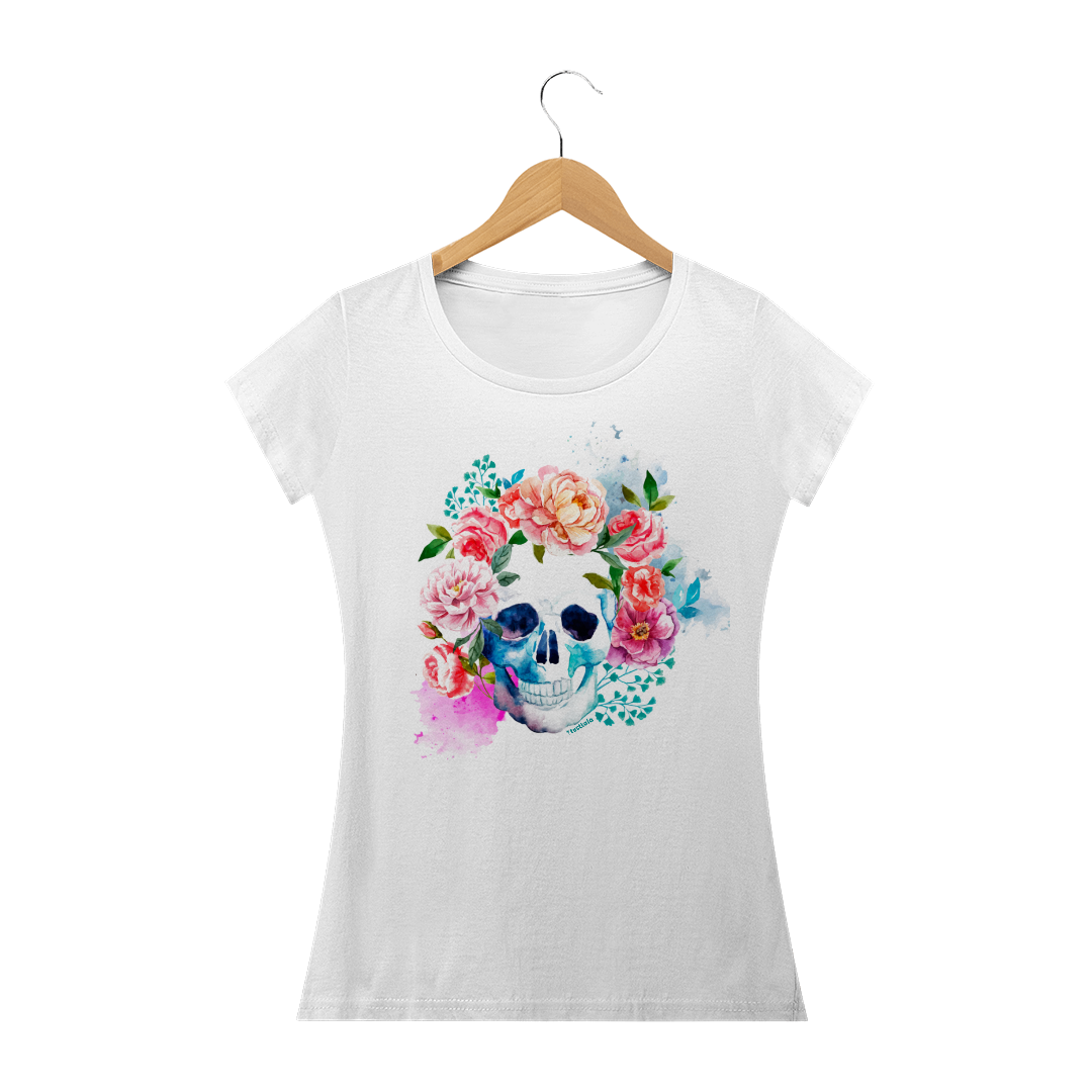 Nome do produto  Skull and Flowers