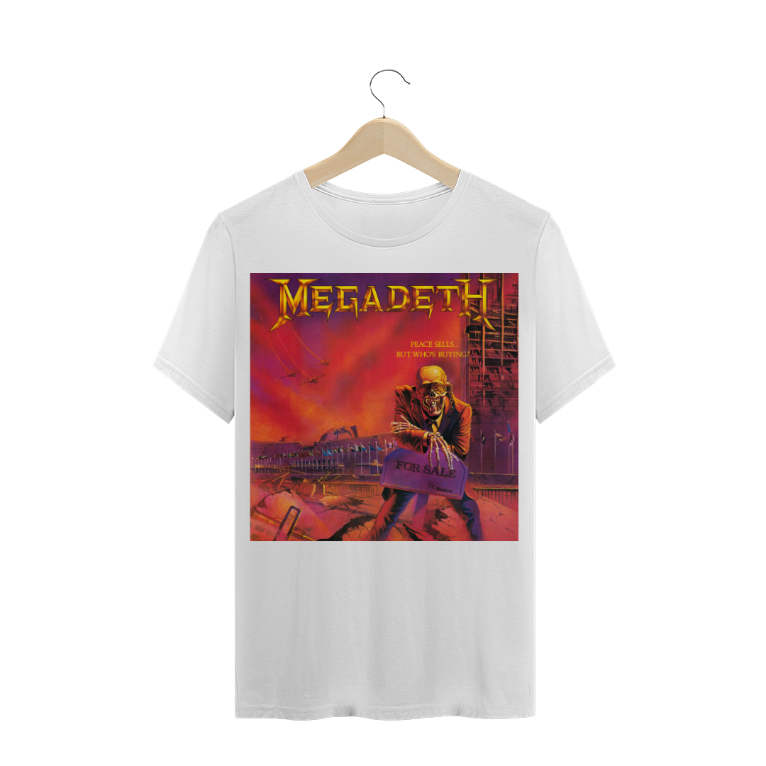 Nome do produto: Camiseta Megadeth Peace Sells