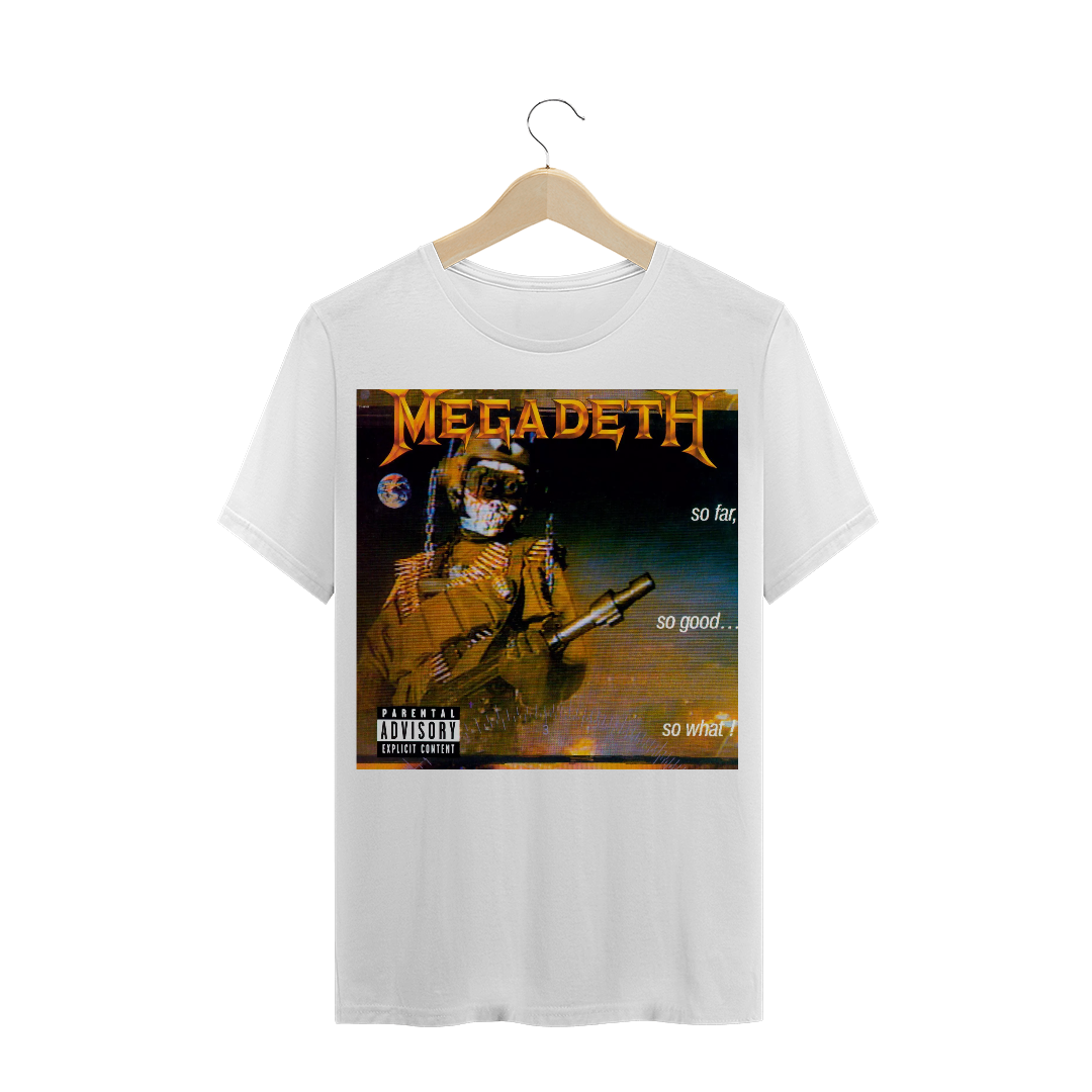 Nome do produto  Camiseta Megadeth So Far So Good