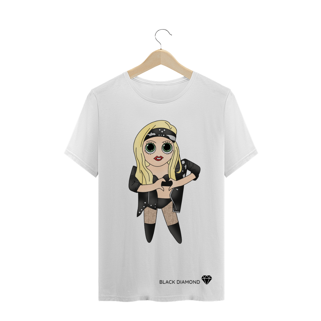 Nome do produto  Camiseta black diamond lady gaga