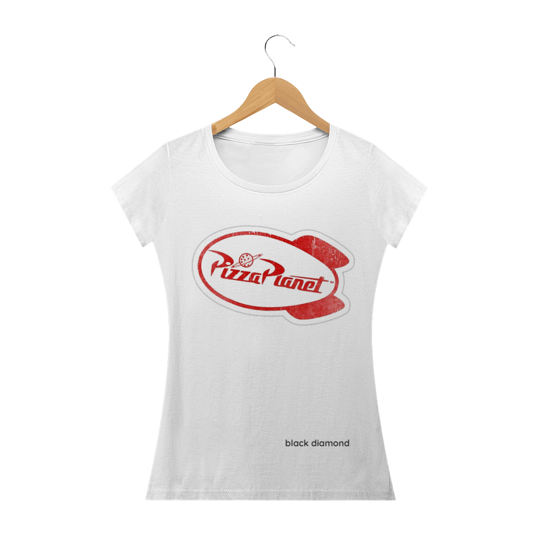 Nome do produto  Camiseta black diamond pizza planet