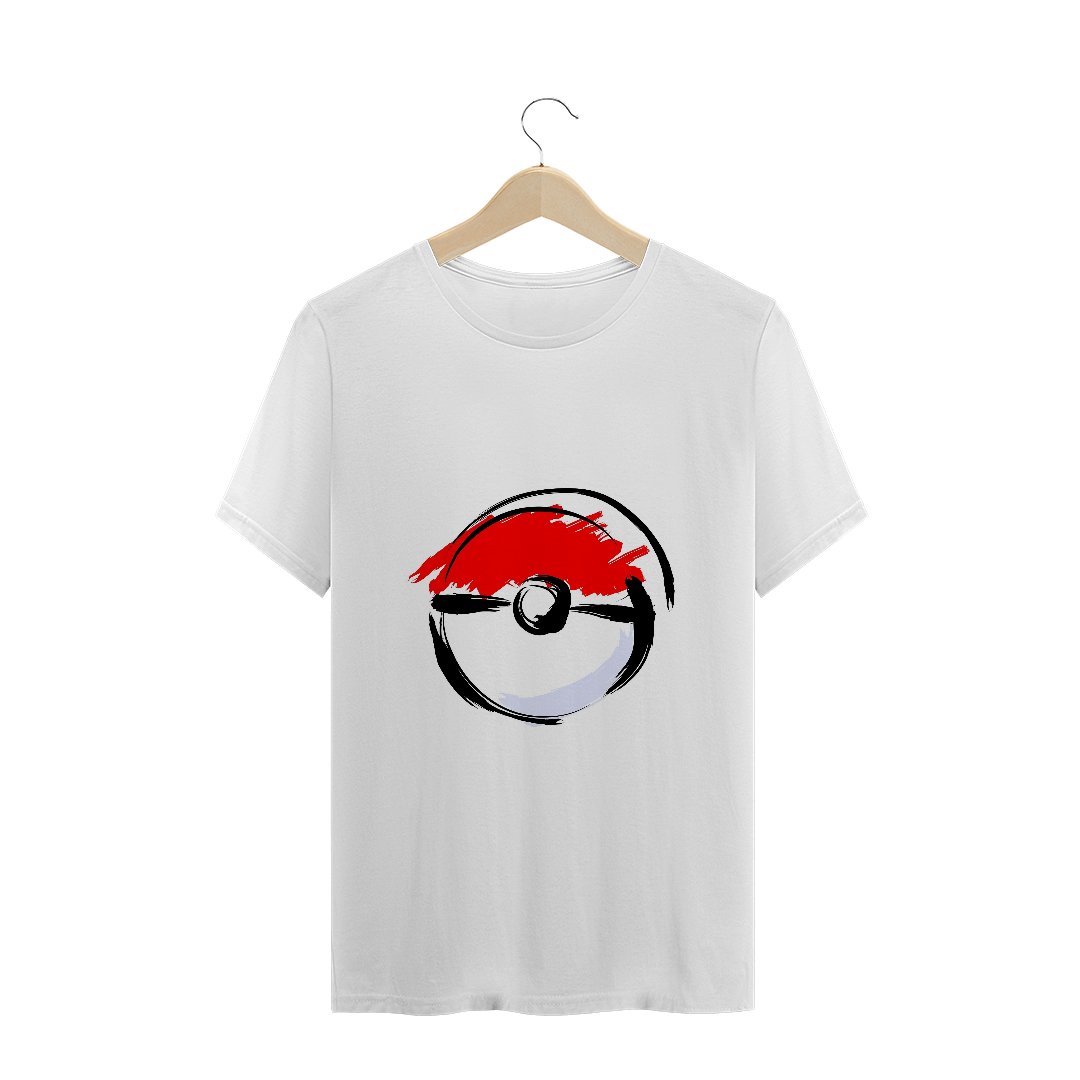 Nome do produto  Camisa Branca - Pokeball (Geek Store)