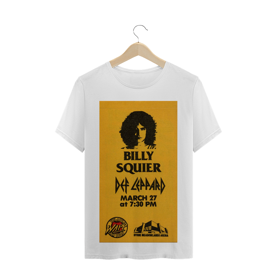 Nome do produto  Camiseta Billy Squier/Def Leppard