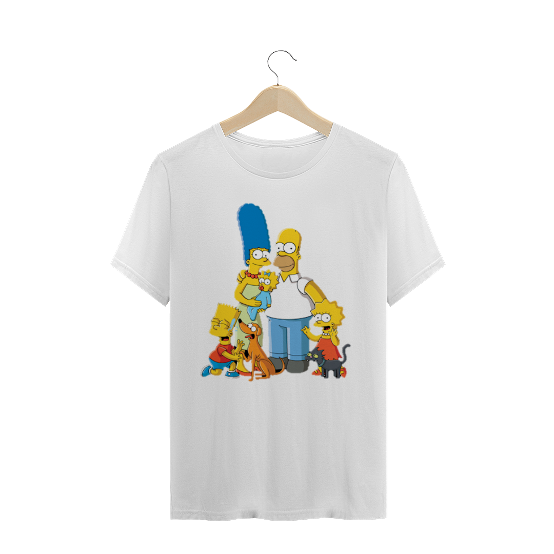 Nome do produto: CAMISETA FAMÍLIA SIMPSONS