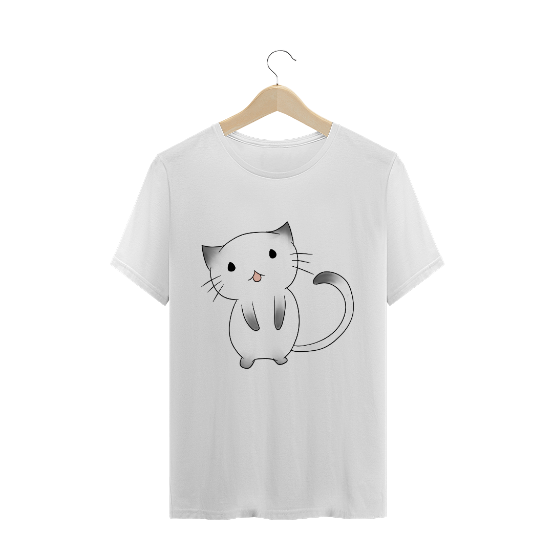Nome do produto  Camiseta Gatinho Feliz (gatos)