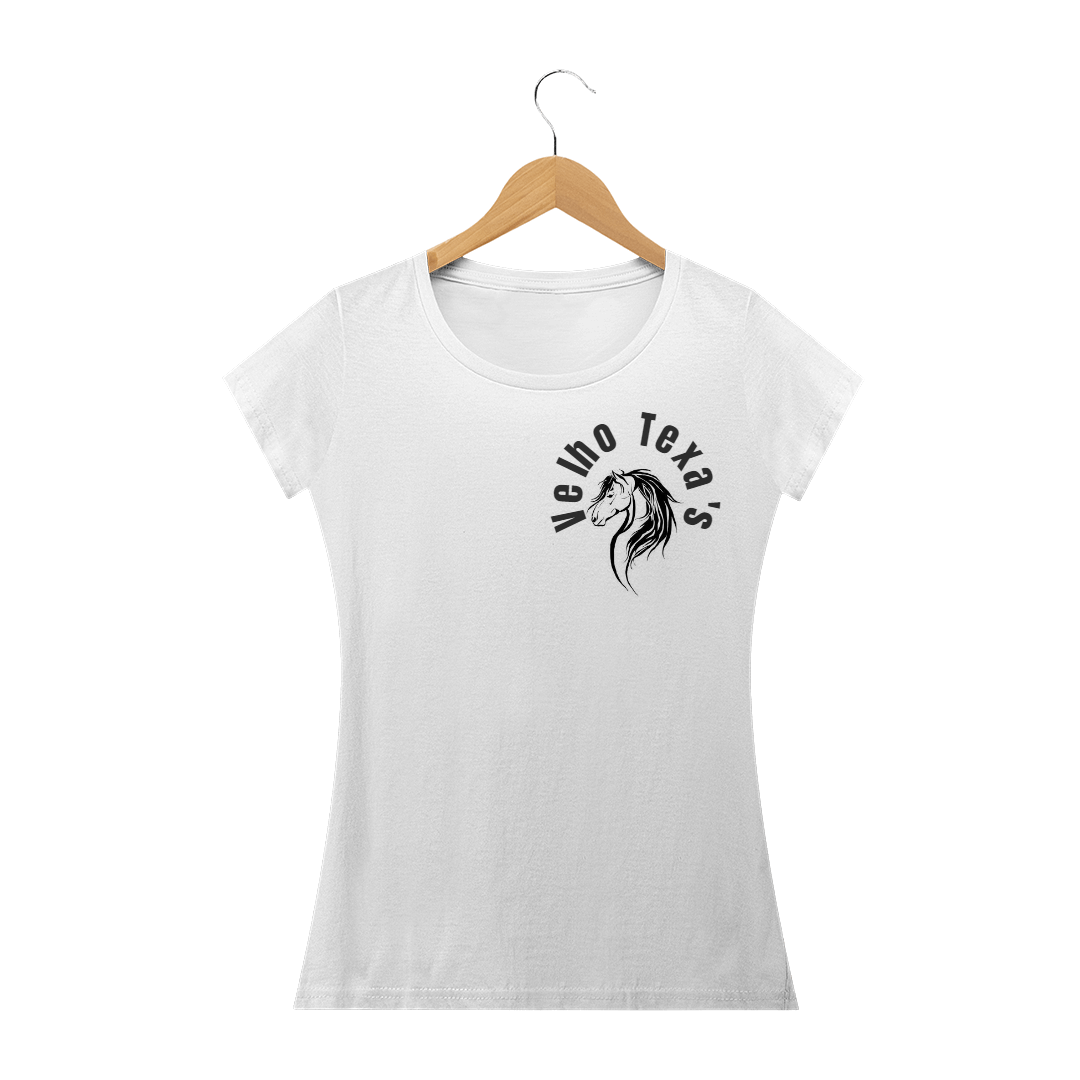 Nome do produto  Camiseta feminina velho texa's