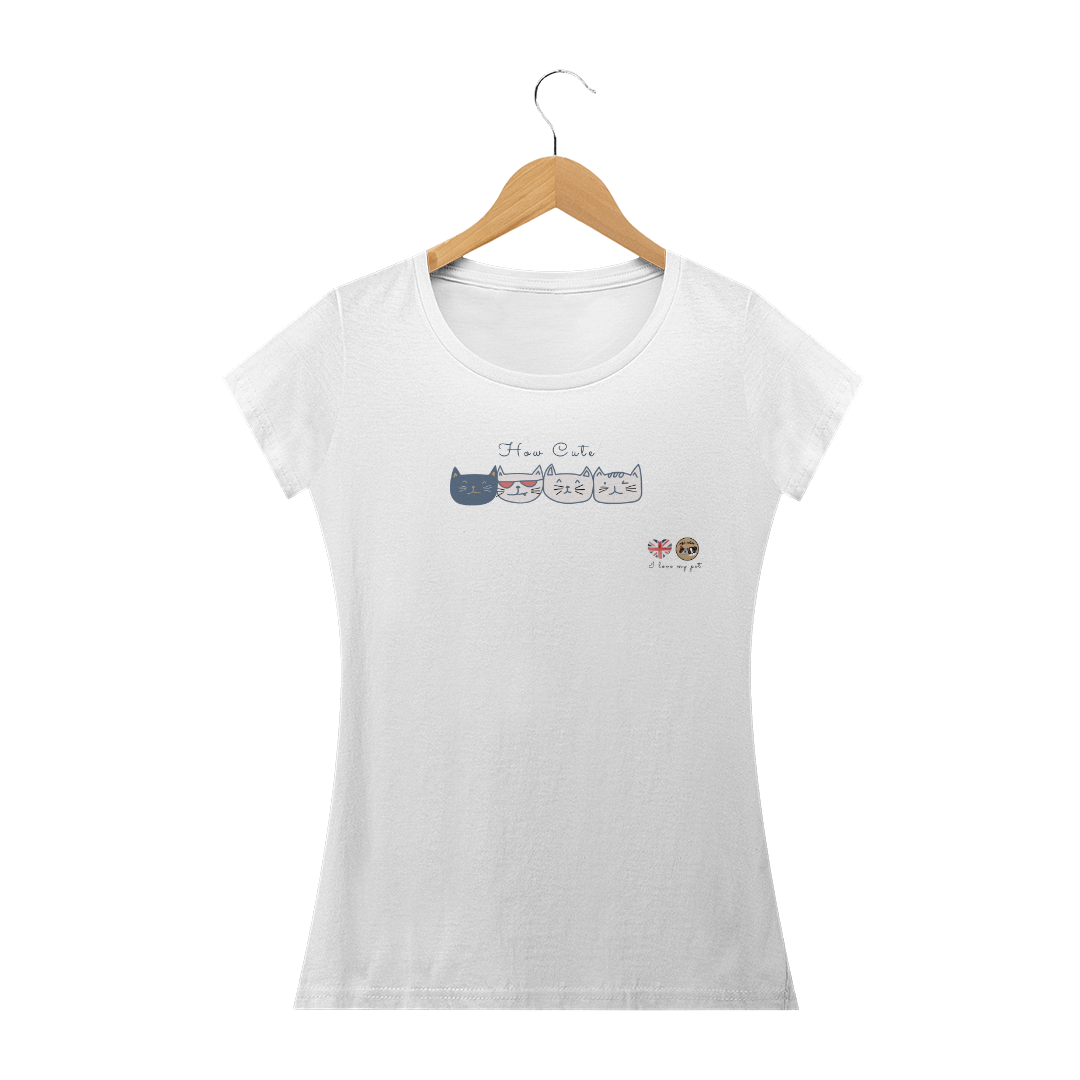 Nome do produto  T-shirt cat cute