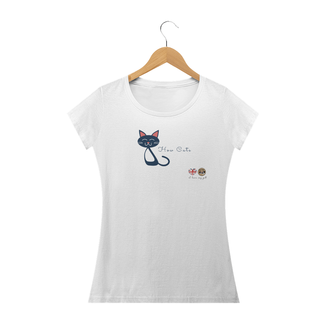 Nome do produto  T-Shirt cat cute 1