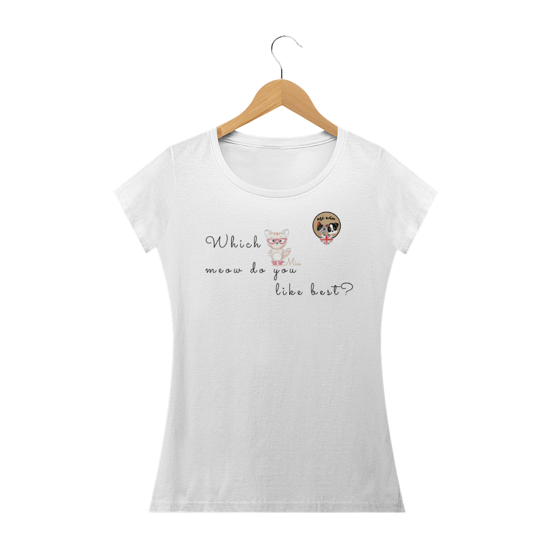 Nome do produto  T-Shirt Which cat