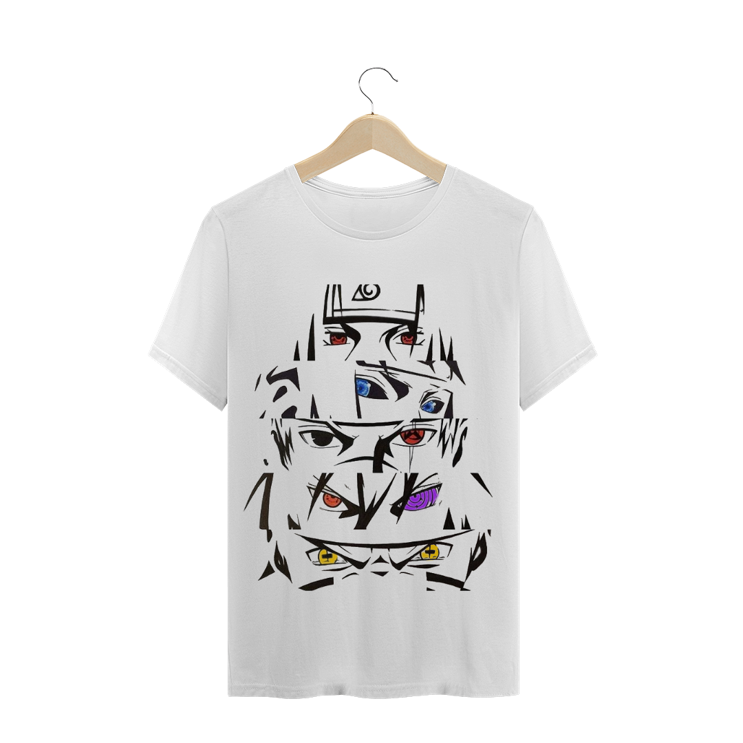 Nome do produto  T-Shirt Olhos (Naruto)