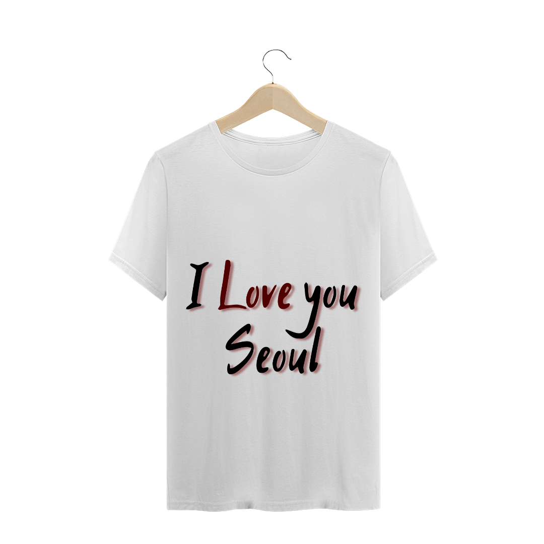 Nome do produto  Camisa I Love you Seoul (Branco)