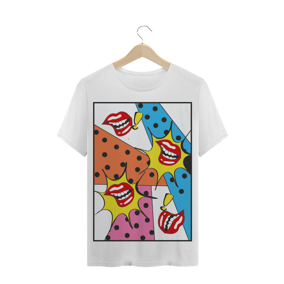Nome do produto  Camiseta POP Art - Boca